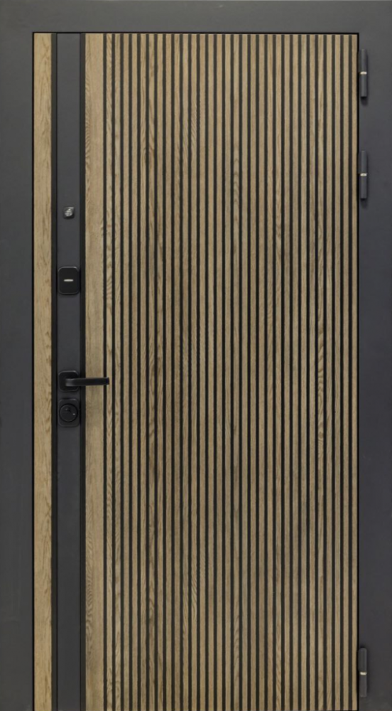 Входная дверь ДвериПРО Rosna ПВХ 10мм Астрод Velutto Bianco DPRO198152 внешняя сторона