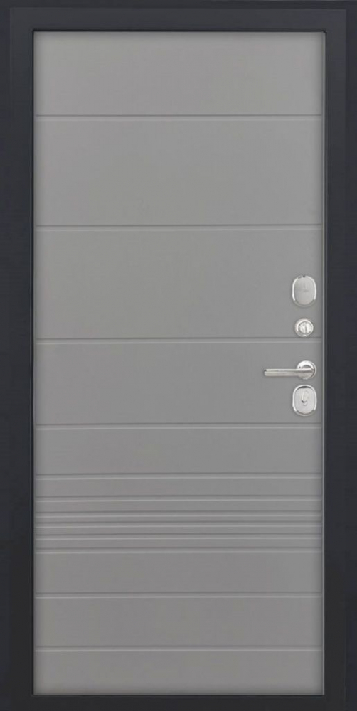 Входная дверь ДвериПРО L-Термо серебро ФЛ-700 (10мм, ясень грей) DPRO198028 внутренняя сторона